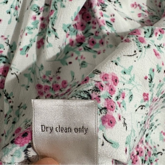 NWT Lauren Conrad Floral SundressHeart Shaped Open Back Sz 8 Pink White Easter - Picture 15 of 16